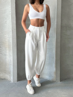 Şalvar Pantolon Beyaz (Beden: S) - Görsel 4