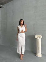 Çilek Takım Etek Yelek Beyaz (Beden: Xl) - Görsel 6