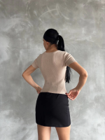 Taş Baskılı Kaş Korse Bluz Bej (Beden: Standart) - Görsel 2