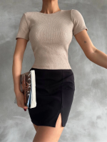 Taş Baskılı Kaş Korse Bluz Bej (Beden: Standart) - Görsel 4