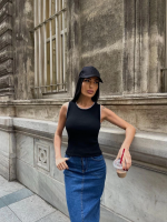 Kaşkorse Kumaş Bluz Siyah (Beden: Standart) - Görsel 4