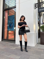 Madonna Yaka Sıfır Kol Bluz Siyah (Beden: S) - Görsel 3