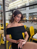 Madonna Yaka Sıfır Kol Bluz Siyah (Beden: S) - Görsel 6