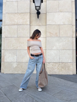 Madonna Yaka Sıfır Kol Bluz Bej (Beden: M) - Görsel 4