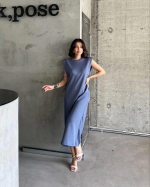 Vatkalı Elbise Mor (Beden: M) - Görsel 3