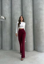 Kancalı Pantolon Bordo (Beden: M) - Görsel 4