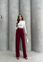 Kancalı Pantolon Bordo (Beden: M) - Görsel 3