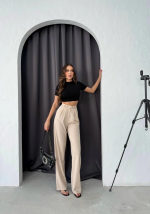 Kancalı Pantolon Krem (Beden: Xl) - Görsel 3