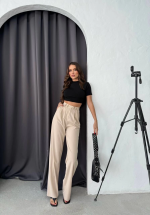 Kancalı Pantolon Krem (Beden: Xl) - Görsel 4