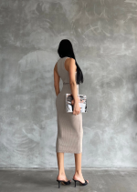 Halter Elbise Bej (Beden: Standart) - Görsel 2