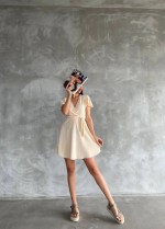 Bürümcük Mini Boy Elbise Bej (Beden: Standart) - Görsel 3