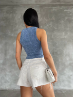 Düz Atlet 084 Mavi (Beden: Standart) - Görsel 2