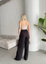 Beli Çapraz Pantolon Siyah (Beden: M) - Görsel 2