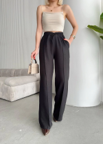 Beli Çapraz Pantolon Siyah (Beden: M) - Görsel 3