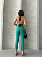 Kemerli Havuç Pantolon Yeşil (Beden: S) - Görsel 4