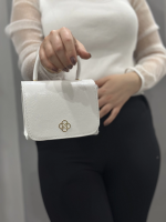 Beyaz Cilt Krash Çanta (Beden: Standart)