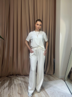 Modal Alt Üst Takım Beyaz (Beden: M)