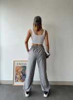 Paraşüt Pantolon Gri (Beden: M) - Görsel 7