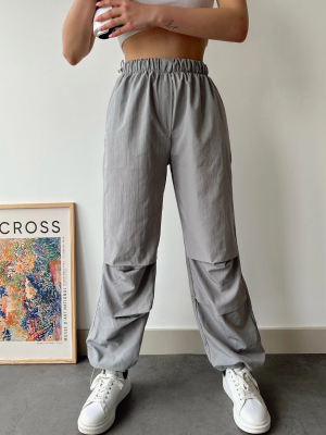 Paraşüt Pantolon Gri (Beden: L)