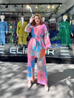 Ceketli Baskılı Takım Pembe (Beden: S)