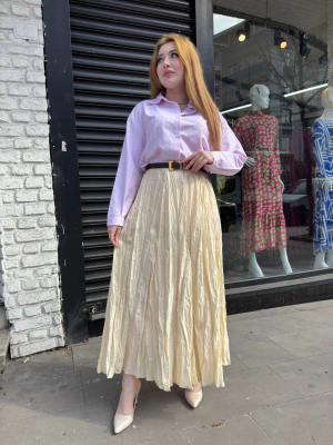 Kraş Etek Krem (Beden: Xl)