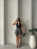 Puantiyeli Etek S25900 Siyah (Beden: L) - Görsel 8