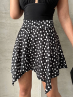 Puantiyeli Etek S25900 Siyah (Beden: L) - Görsel 3