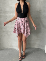 Puantiyeli Etek S25900 Pembe (Beden: S) - Görsel 7