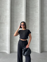 Bluz Pantolon Takım S255057 Siyah (Beden: Xl) - Görsel 3