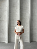 Bluz Pantolon Takım S255057 Bej (Beden: M) - Görsel 5