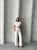 Bluz Pantolon Takım S255057 Bej (Beden: L) - Görsel 2