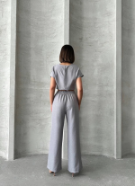 Bluz Pantolon Takım S255057 Gri (Beden: S) - Görsel 6