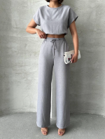 Bluz Pantolon Takım S255057 Gri (Beden: M) - Görsel 4