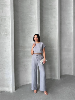 Bluz Pantolon Takım S255057 Gri (Beden: Xl) - Görsel 2