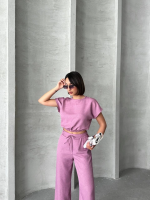 Bluz Pantolon Takım S255057 Gül (Beden: M) - Görsel 6