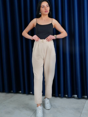 Havuç Pantolon 3326 Bej (Beden: L)