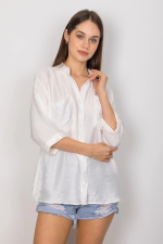 Cepli Salaş Gömlek T1010 Beyaz (Beden: Xl) - Görsel 4