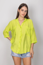 Cepli Salaş Gömlek T1010 Yeşil (Beden: Xl) - Görsel 5