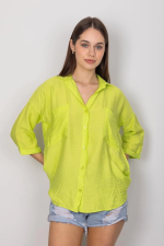 Cepli Salaş Gömlek T1010 Yeşil (Beden: Xl) - Görsel 4