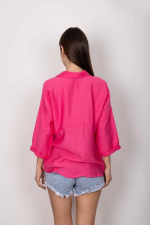 Cepli Salaş Gömlek T1010 Fuşya (Beden: Xl) - Görsel 6