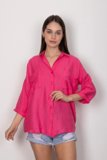 Cepli Salaş Gömlek T1010 Fuşya (Beden: Xl)