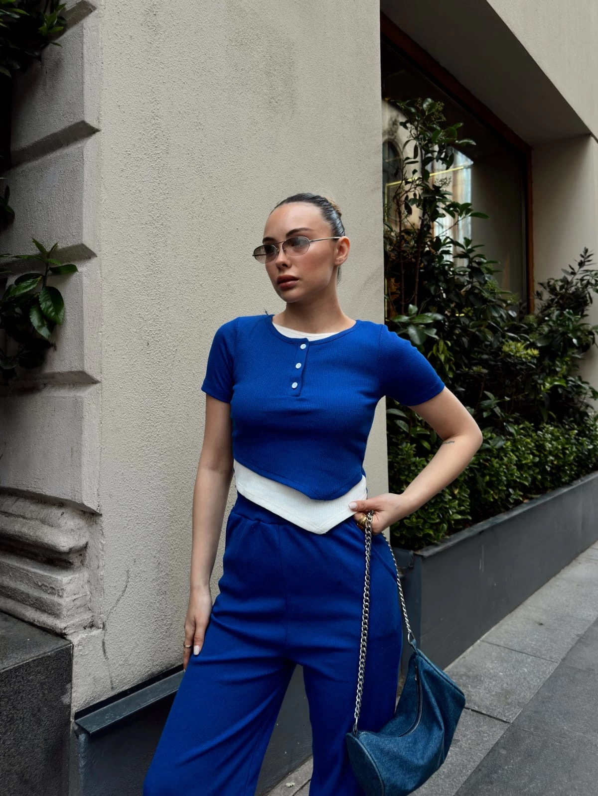 1233591_dugme-yakali-saks-alt-ust-takim-s3943-91154637-sw1200sh1599.png Düğme Yakalı Saks Alt Üst Takım S3943 (Beden: L) - Görsel 3