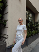 Düğme Yakalı Gri Alt Üst Takım S3943 (Beden: M) - Görsel 4