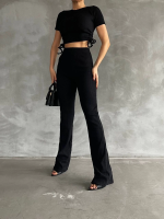 Yanları Tüneli Takım Siyah S3161 (Beden: Standart) - Görsel 2