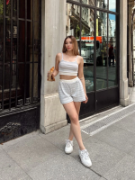 Çizgili Şortlu Takım Gri S3978 (Beden: Xl) - Görsel 2