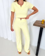 V Aksesuarlı Ottoman Takım Sarı S255850 (Beden: L) - Görsel 4