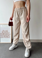 Paraşüt Pantolon Bej (Beden: M) - Görsel 3