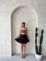 Çingene Keten Etek Siyah S24808 (Beden: M) - Görsel 3