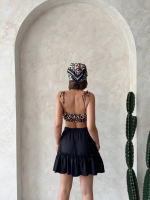 Çingene Keten Etek Siyah S24808 (Beden: L) - Görsel 7