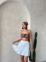 Çingene Keten Etek Beyaz S24808 (Beden: M) - Görsel 5